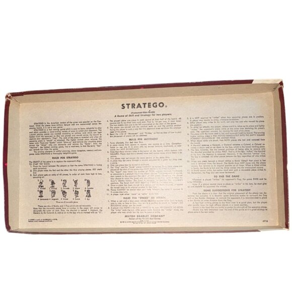 Vintage 1970's Stratego Board Game-ALL PIECES-Used Condition - Picture 4 of 7